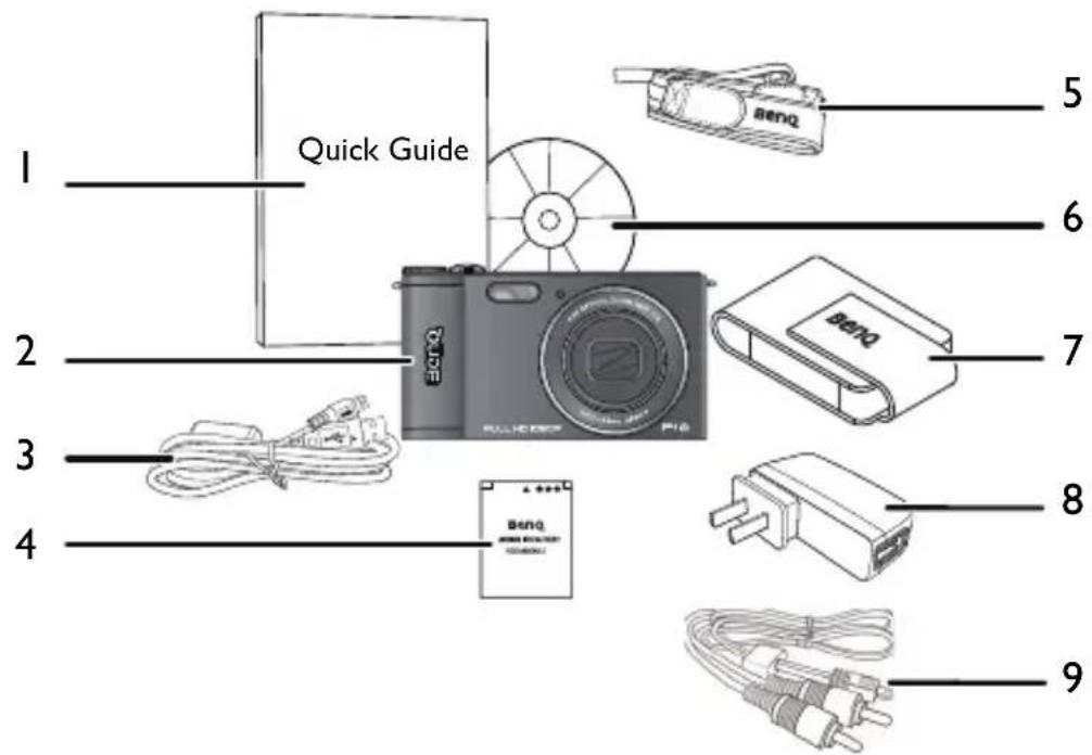 BENQ G1 - Vérifier le contenu de la boîte - 1