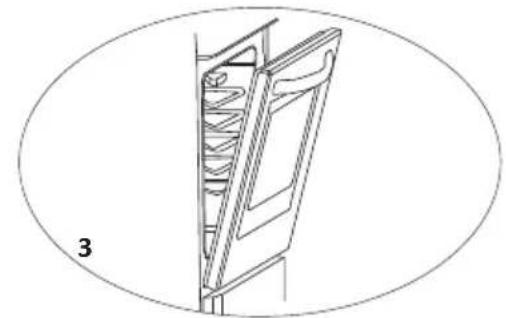 TECHWOOD TK55SOFAN - Pour démonter la porte du four - 3