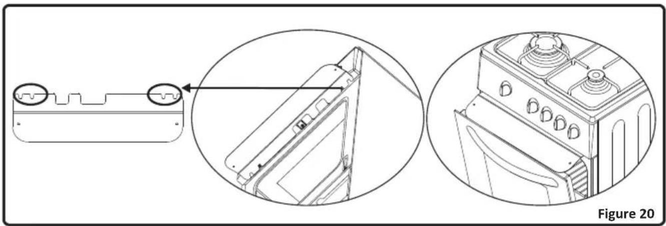 TECHWOOD TCG66B - Mise en place de la tôle de protection du grill - 1