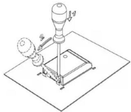 ESSENTIELB ECG 602i - Procedure de raccordement (en cas de remplacement du cordon) - 2