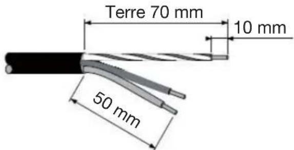 ESSENTIELB ECG 602i - Procedure de raccordement (en cas de remplacement du cordon) - 3