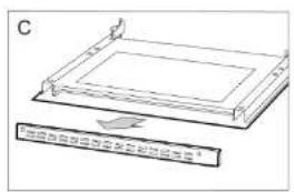 ESSENTIELB ECG 501i - Démontage de la vitre interieure du four - 2