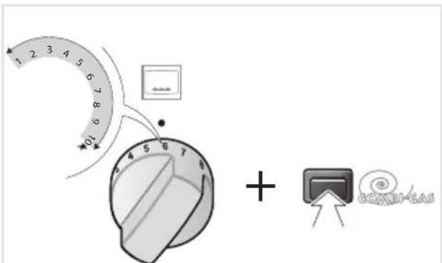 DELONGHI PGVX 965 GHI - COOKING WITH GAS OVEN WITHOUT FAN MOTOR - 1