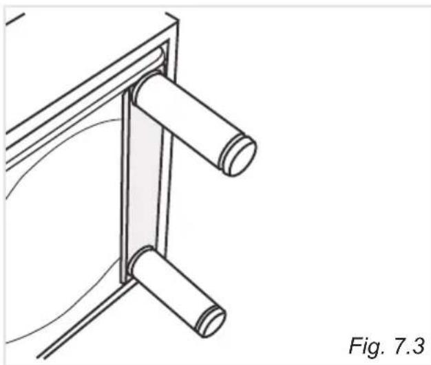 DELONGHI PGVX 965 GHI - MONTAGE ET DEMONTAGE DE LA VITRE INTERIEURE POUR LE NETTOYAGE - 2