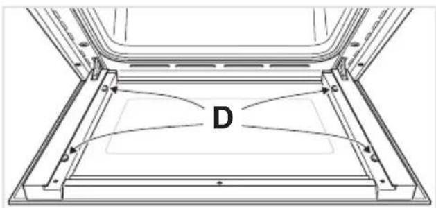 DELONGHI PGVX 965 GHI - AFTER CLEANING, REPLACE THE INNER GLASS PANE - 2