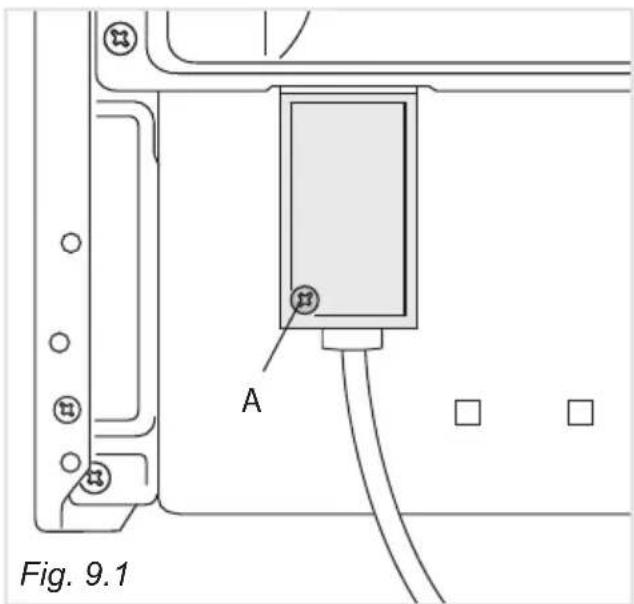 DELONGHI PGVX 965 GHI - BRANCHEMENT DU CABLE D'ALIMENTATION - 1