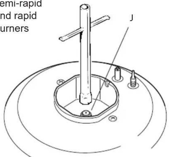 DELONGHI PGVX 965 GHI - ADJUSTING OF THE MINIMUM OF THE TOP BURNERS - 1