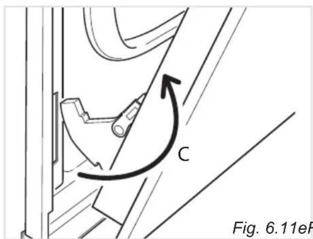 DELONGHI PGVX 965 GHI - REMOVING THE OVEN DOORS - 5