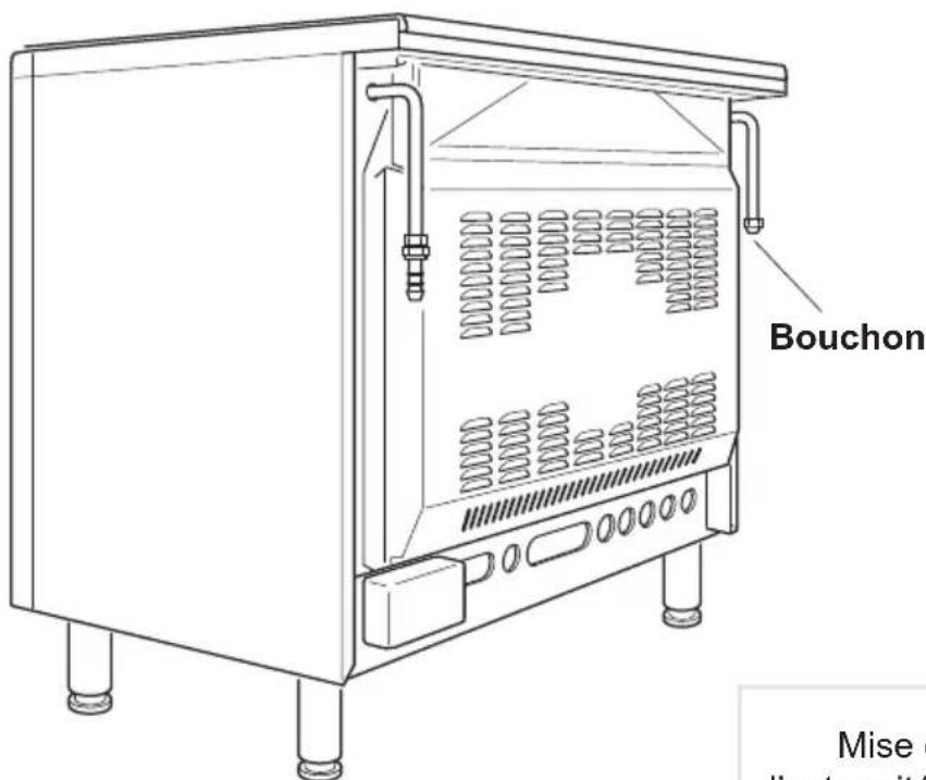 DELONGHI PGVX 965 GHI - RACCORDEMENT AU GAZ - 1