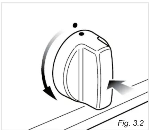 DELONGHI PGVX 965 GHI - ALLUMAGE DES BRULEURS - 1