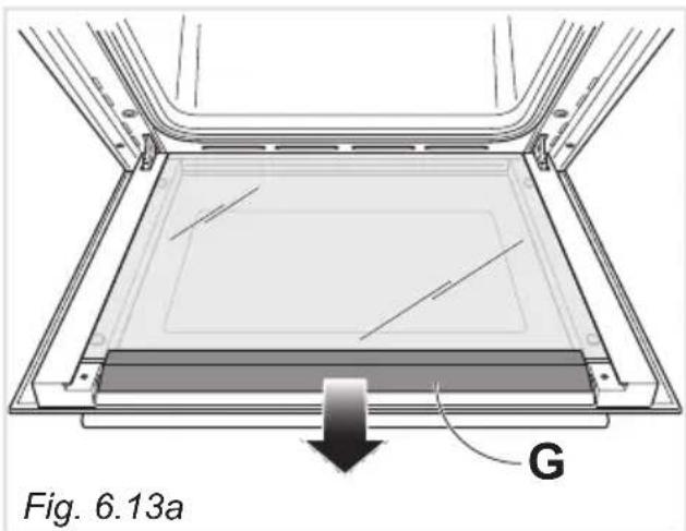 DELONGHI PGVX 965 GHI - APRES LE NETTOYAGE, REMONTER LA VITRE INTERIEURE - 1