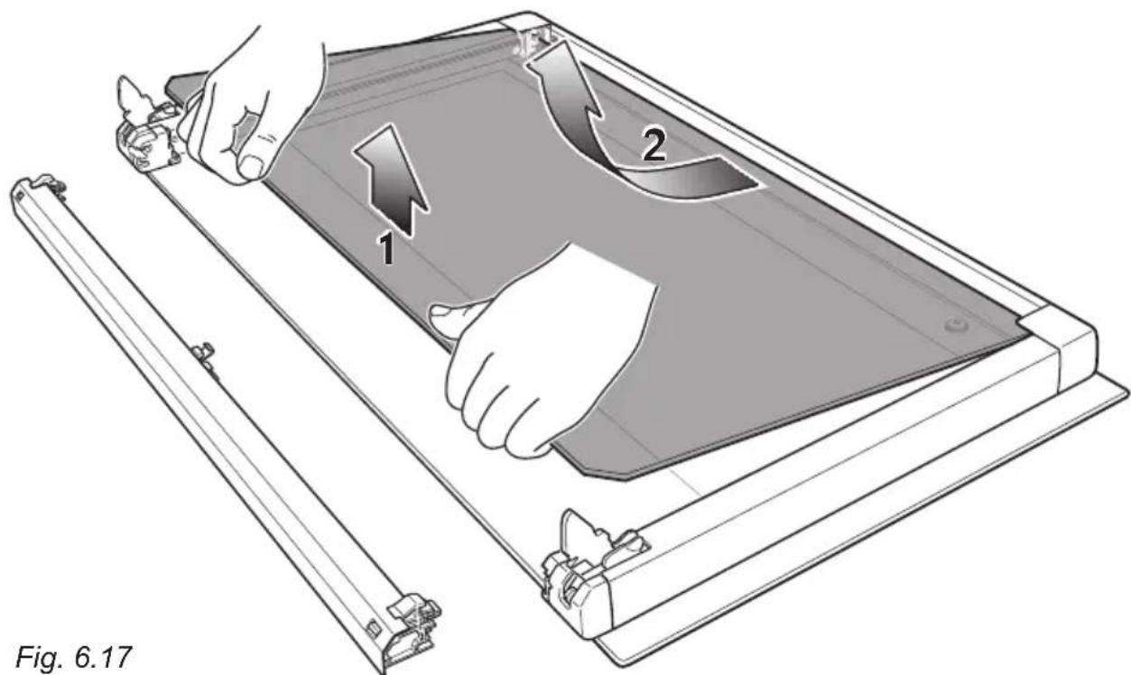 DELONGHI PEMX 965 A - REMOVE THE INNER GLASS PANE - 1