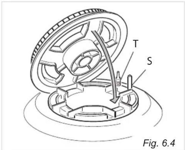 DELONGHI PEMX 965 A - CORRECT REPLACEMENT OF THE TRIPLE RING BURNER - 3