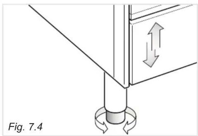 DELONGHI PEMX 965 A - LEVELING THE COOKER - 1