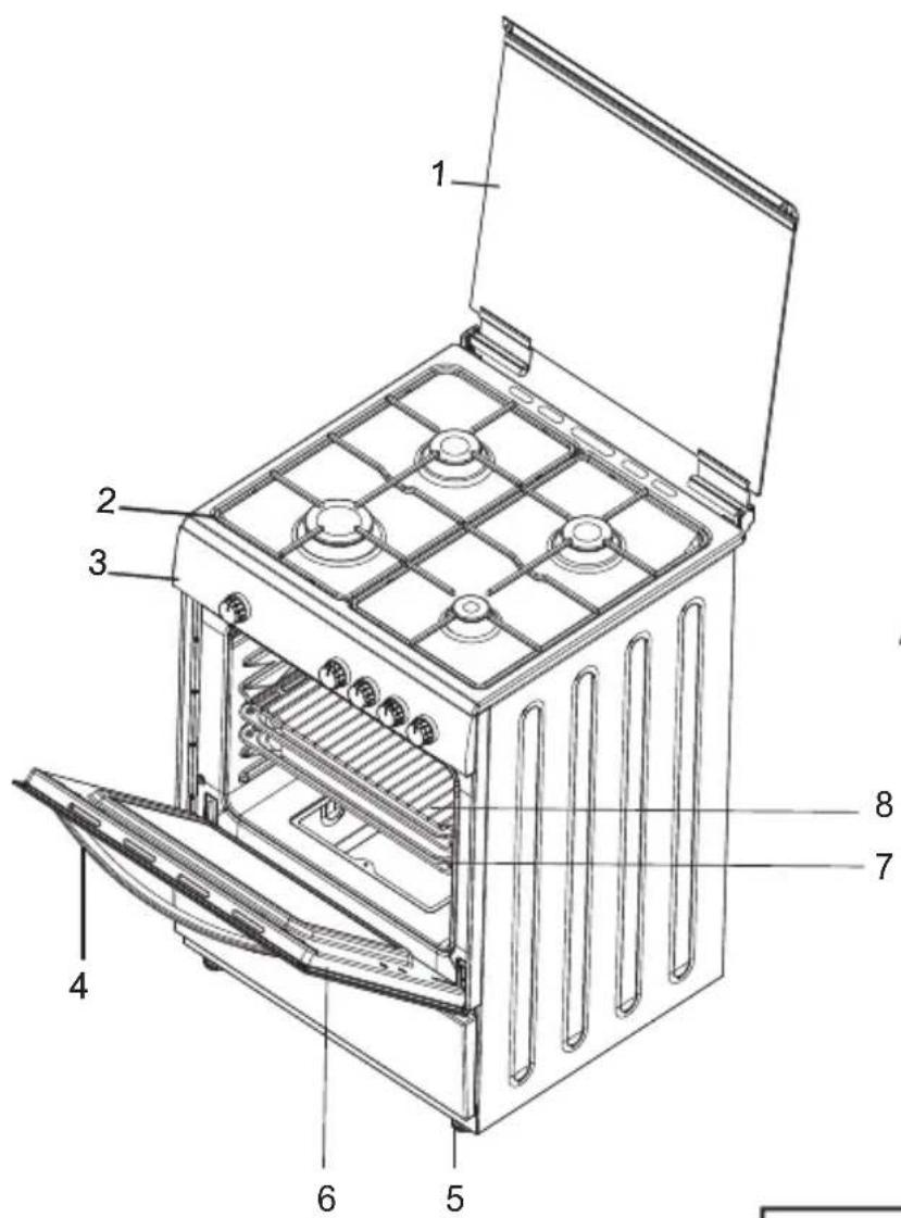 VALBERG VALCG50XVT - CARACTERISTIQUES TECHNIQUES - 1