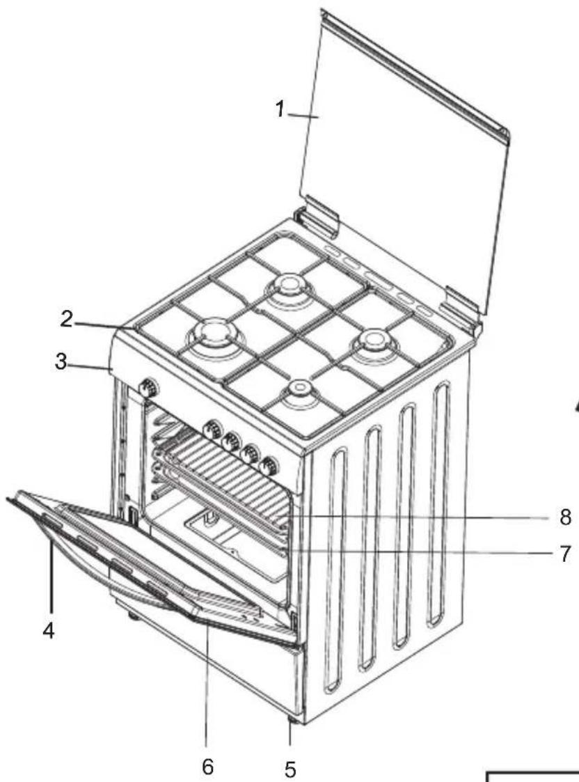 VALBERG VALCG50NVT - CARACTERISTIQUES TECHNIQUES - 1