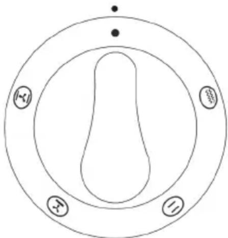 CONTINENTAL EDISON CECVMC5060B - Manette Sélecteur - 1