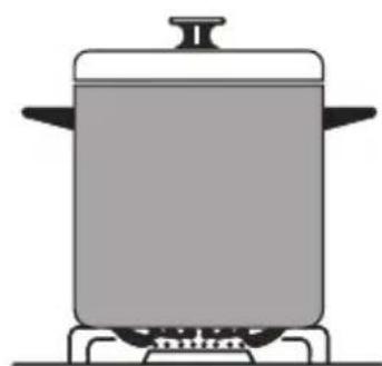 HIGH ONE HCG 50 VT1 - Utilisation des brûleurs du plan de cuisson - 4