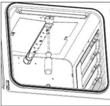 BLUESKY BCG 602 - 3.) Remplacement de l'injecteur du brûleur du gril - 1