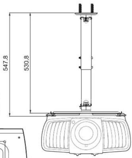 BENQ LK970 - Deckemontage Installationsabbildung - 2