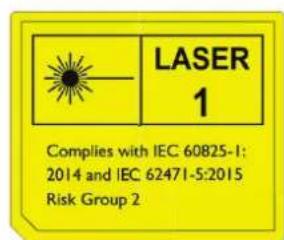 BENQ LK970 - Precauzioni sul laser - 3