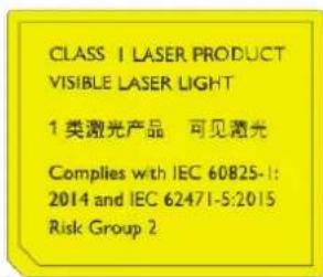 BENQ LK970 - Precaution du laser - 2