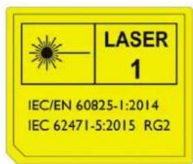 BENQ LK970 - Precaution du laser - 4