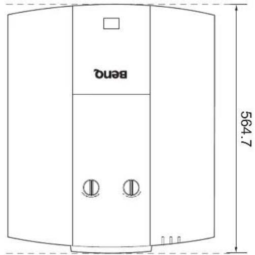 BENQ LK970 - Dimensioni del proiettre - 1