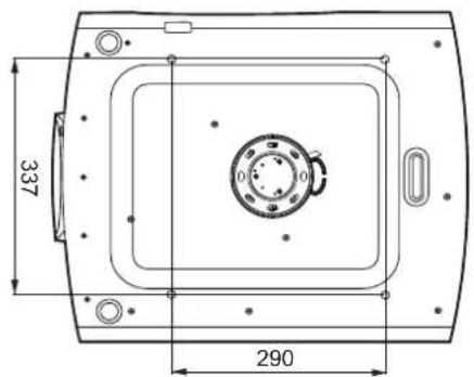 BENQ LK970 - Diagramme de configuration de montage au plafond - 4