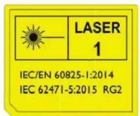 BENQ LK970 - Precauzioni sul laser - 4