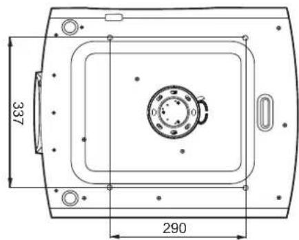 BENQ LK970 - Ceiling mount installation diagram - 4