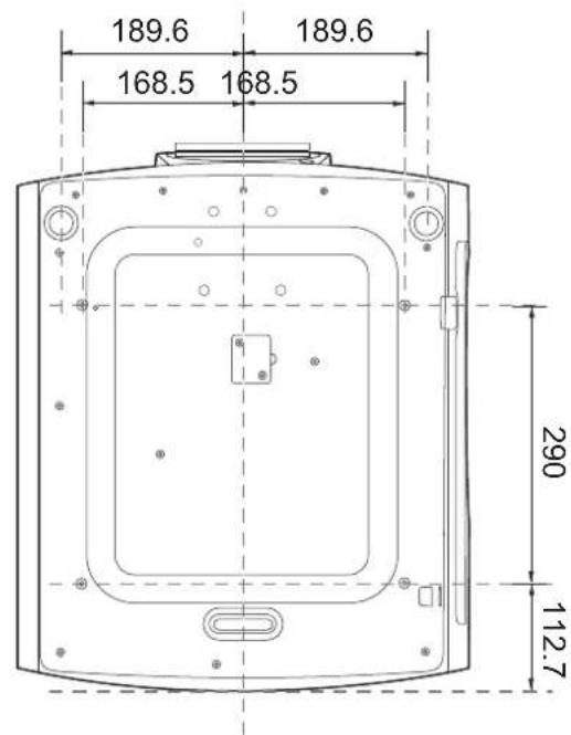 BENQ LK970 - Dimensioni del proiettre - 3