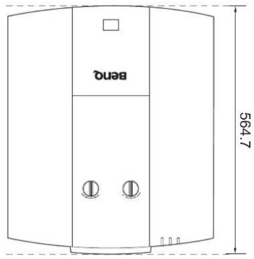 BENQ LK970 - Dimensions de projection - 1