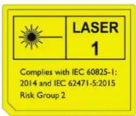 BENQ LK970 - Precaution du laser - 3