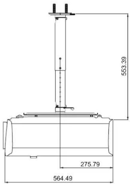 BENQ LK970 - Deckemontage Installationsabbildung - 3