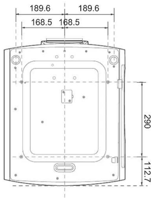 BENQ LK970 - Projector dimensions - 3