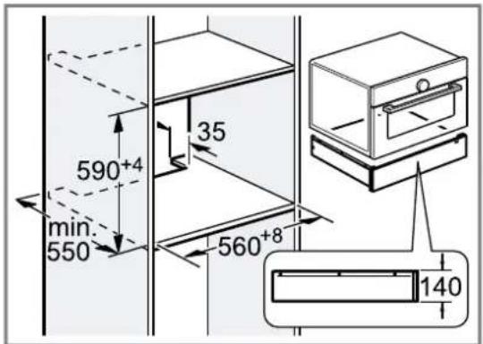 BOSCH BIC510NB0 - Montaggio nell'armadio - 1