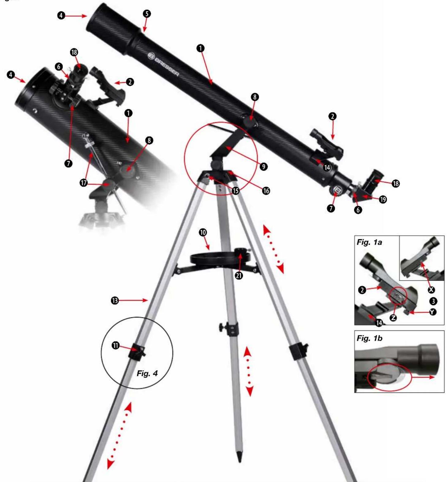 BRESSER Sirus 70900 AZ - (PL) OSTRZEZENIE! - 1