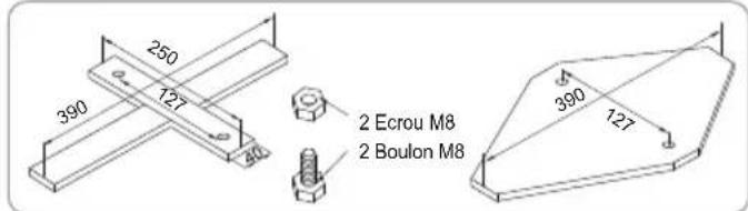 BESTWAY Steel Pro 56424 - FIXATION DU SUPPORT - 1