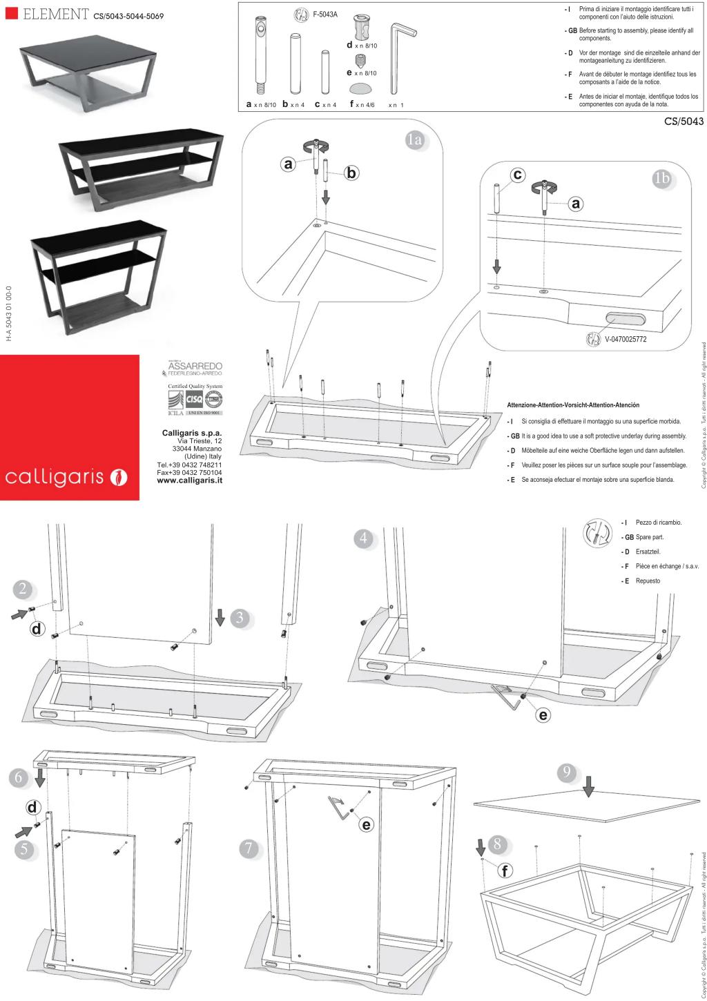 Calligaris .com ELEMENT - 1