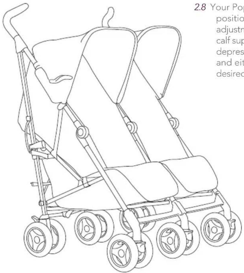 Silver Cross Pop Duo - CAUTION: Failure to do this will cause damage to your pushchair. - 1