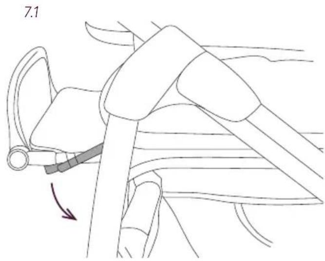Silver Cross Freeway - Adjusting the seat position - 1