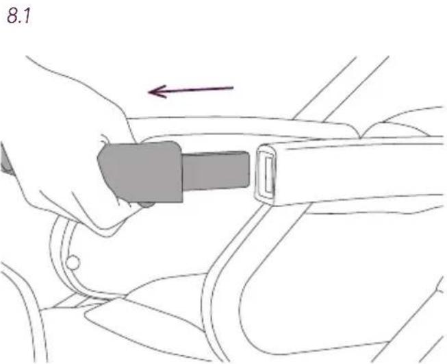 Silver Cross Freeway - Adjusting the seat position - 3