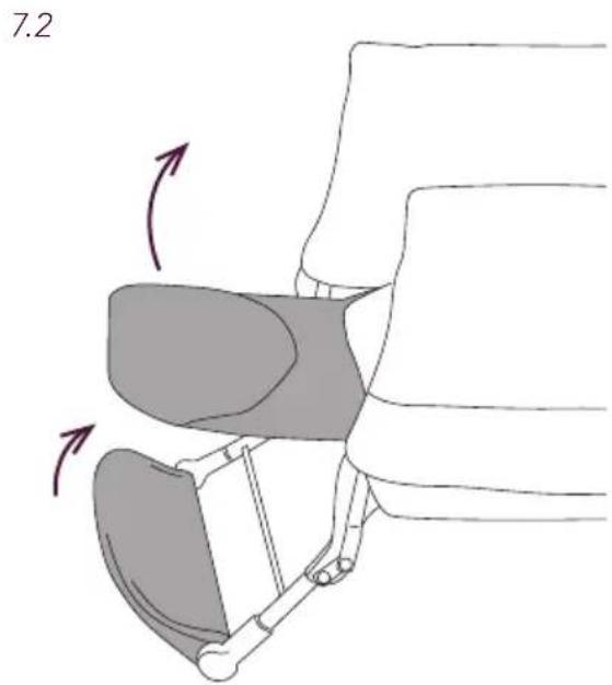 Silver Cross Freeway - Adjusting the seat position - 2