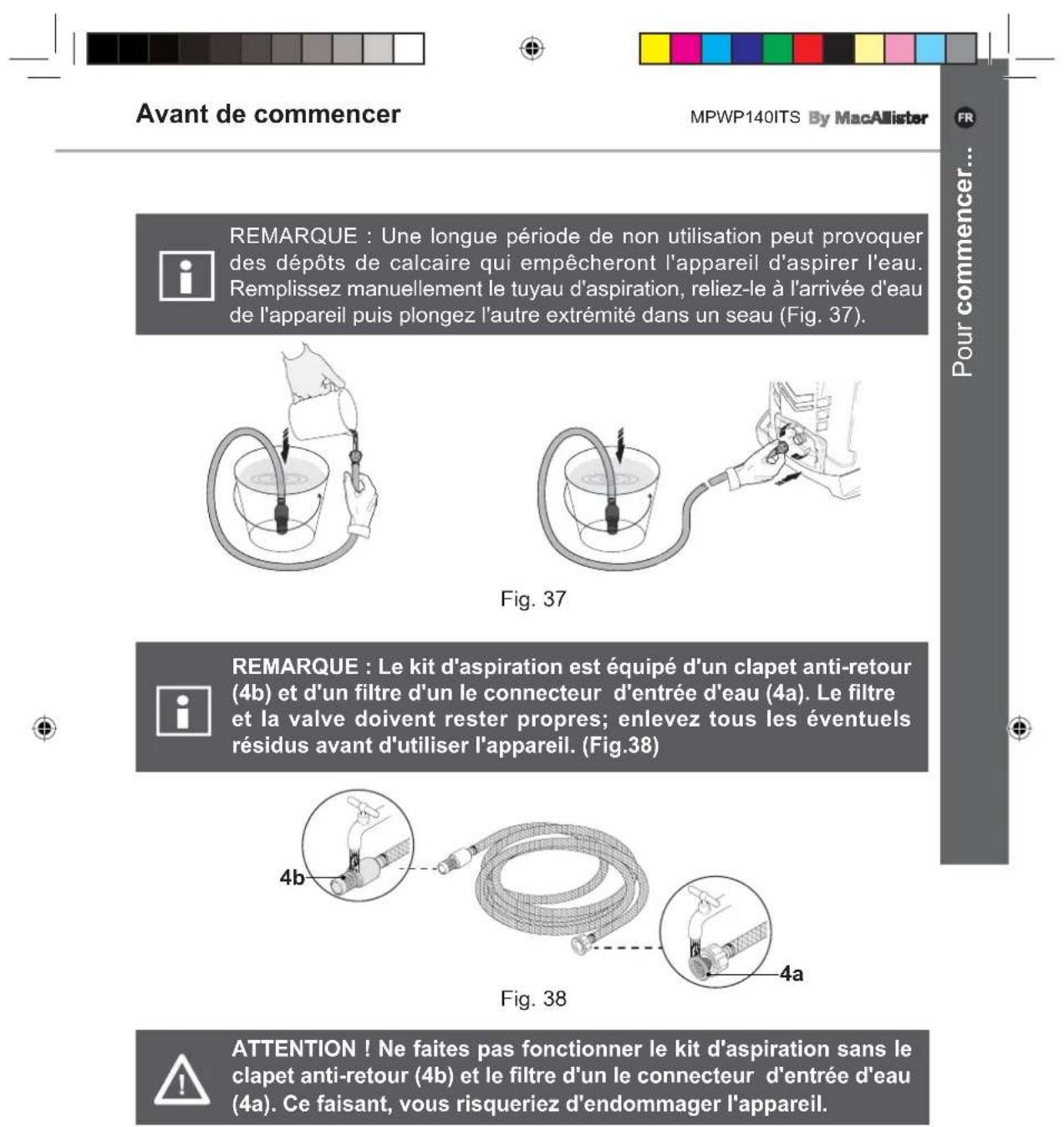MAC ALLISTER MPWP140ITS - Avant de commencer - 8