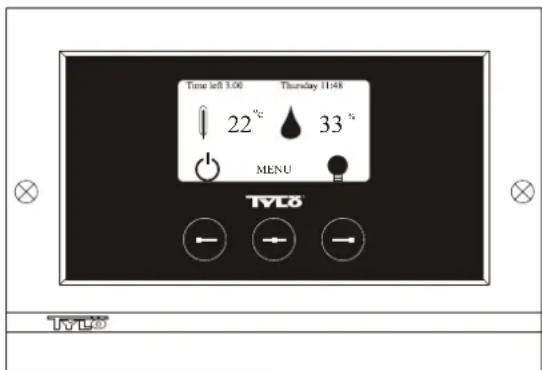Tylö CC300T - Initial upstart. - 2