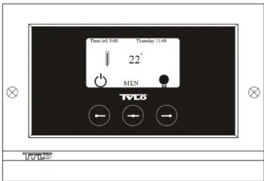 Tylö CC300T - Gebrauchsanleitung für Kontrollgerät CC 300/CC 300T. Deutsch Seite 15. - 1