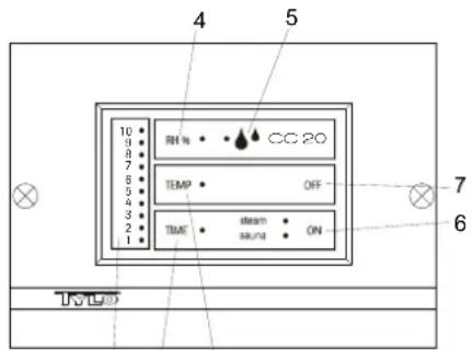 Tylö CC200 - MHCTPYKlIIMIO PABOTE C PAHEJIb IO CC 20 - 1