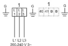 Tylö CC200 - SAUNA: Type SE   STEAM: Type VA, VB   200 - 208 - 230 - 240 V 3~ - 3