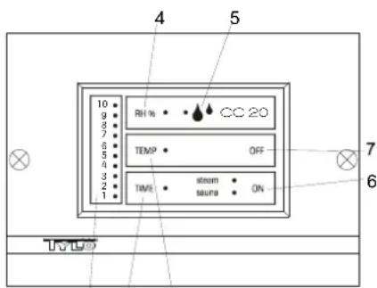 Tylö CC200 - INSTRUÇões DE UTILIZACão CC 20 - 1